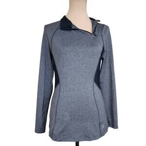 Egyptian Dark Gray Long Sleeve Small Athletic Top